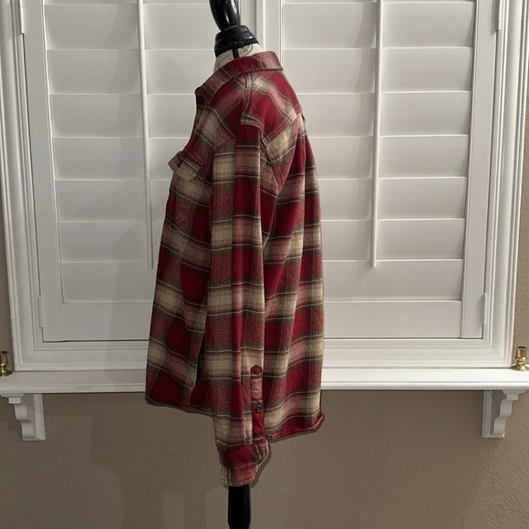 Orvis Mens Big Bear Heavy Weight Double Brushed Flannel Shirt - Picture 4 of 13